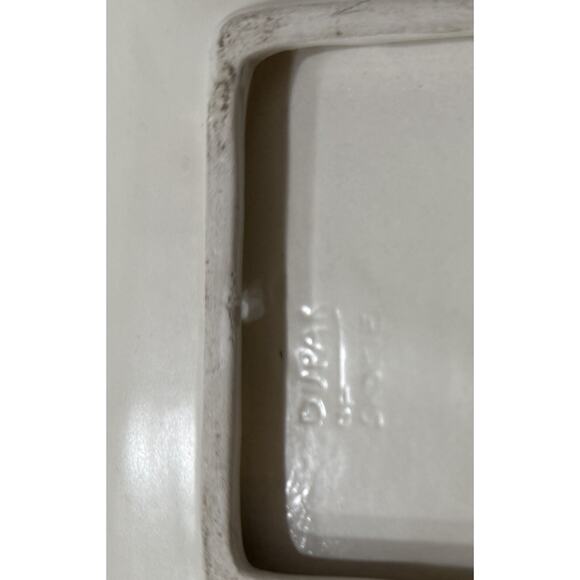 Painted Cape Cod House Trinket Dish Wall Hanging 8x5” Ceramic Signed - Picture 3 of 6